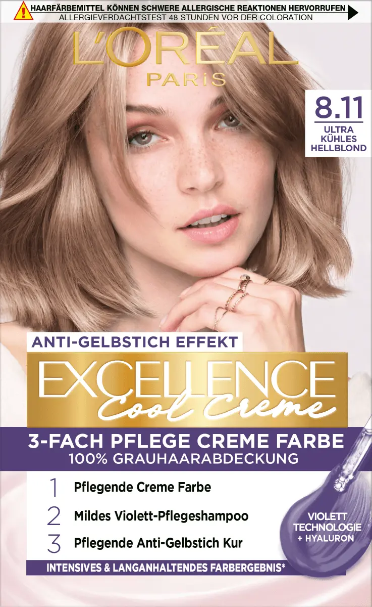

Краска для волос Cool Creme 8.11 светлый блондин 1 шт. L'Oreal