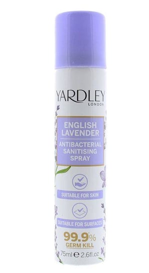 

Дезинфицирующий спрей для рук и поверхностей, 75 мл Yardley London English Lavender