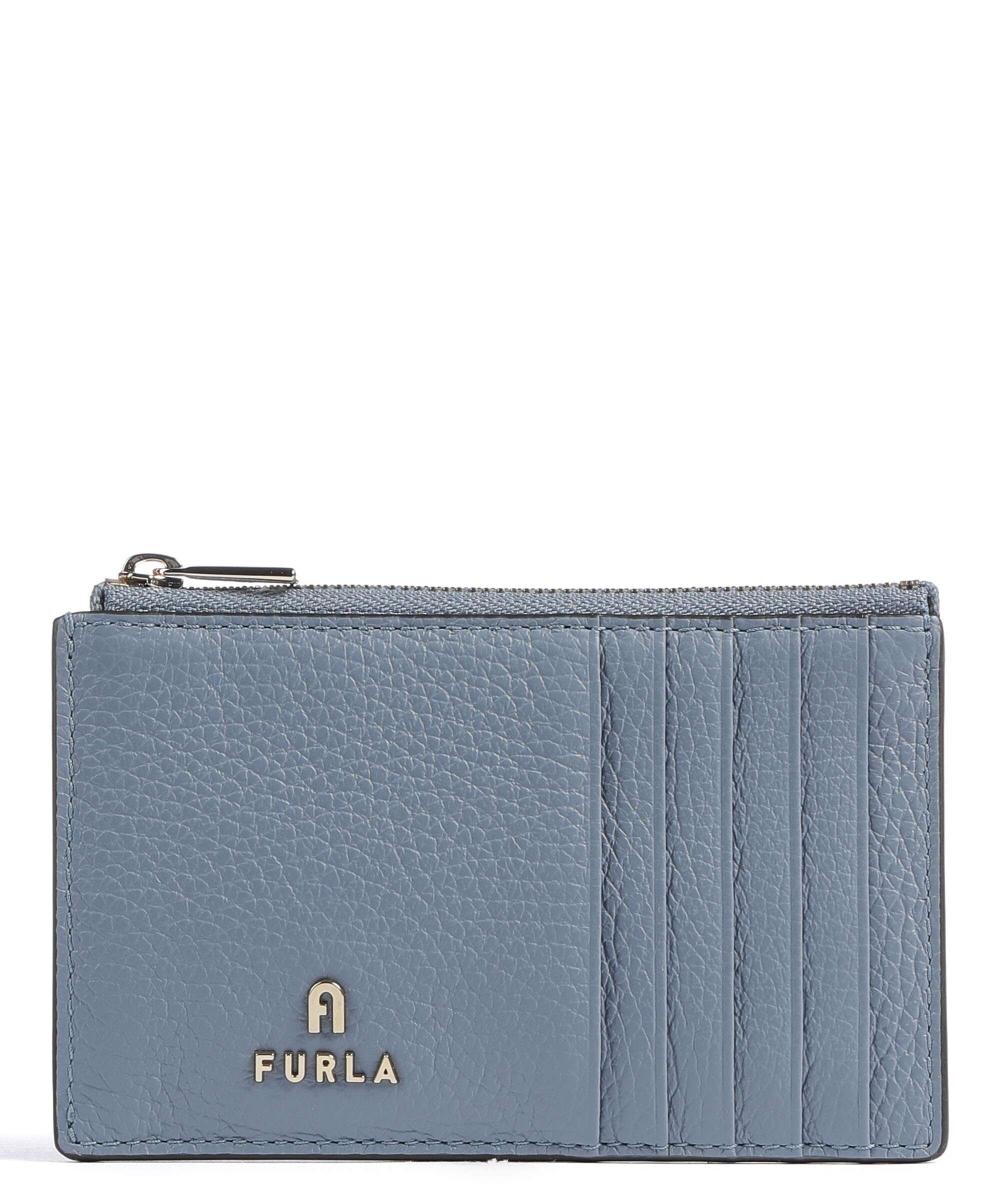 

Кошелек Camelia m из зерненой кожи Furla, серый
