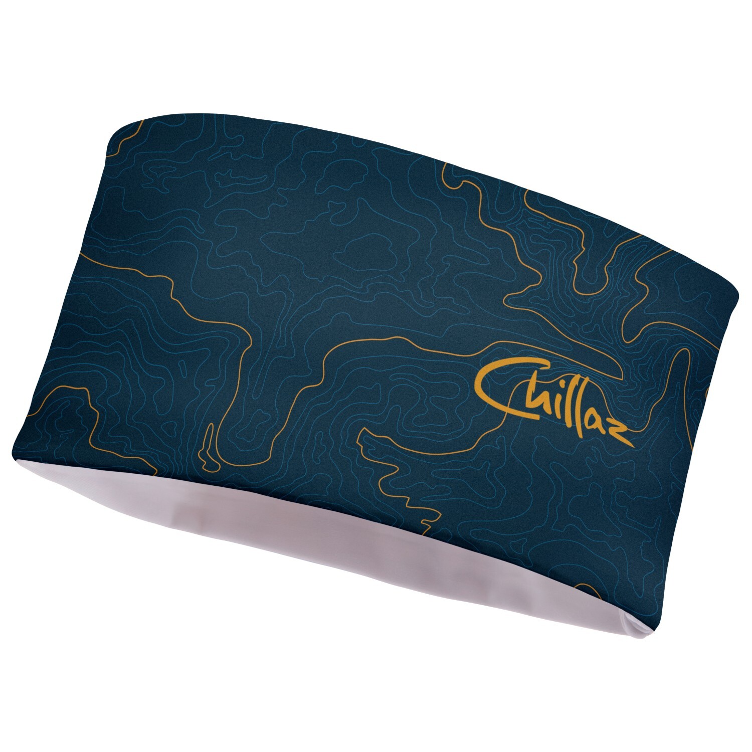 

Повязка на голову Chillaz Logo Abstract, цвет Dark Blue/Curry