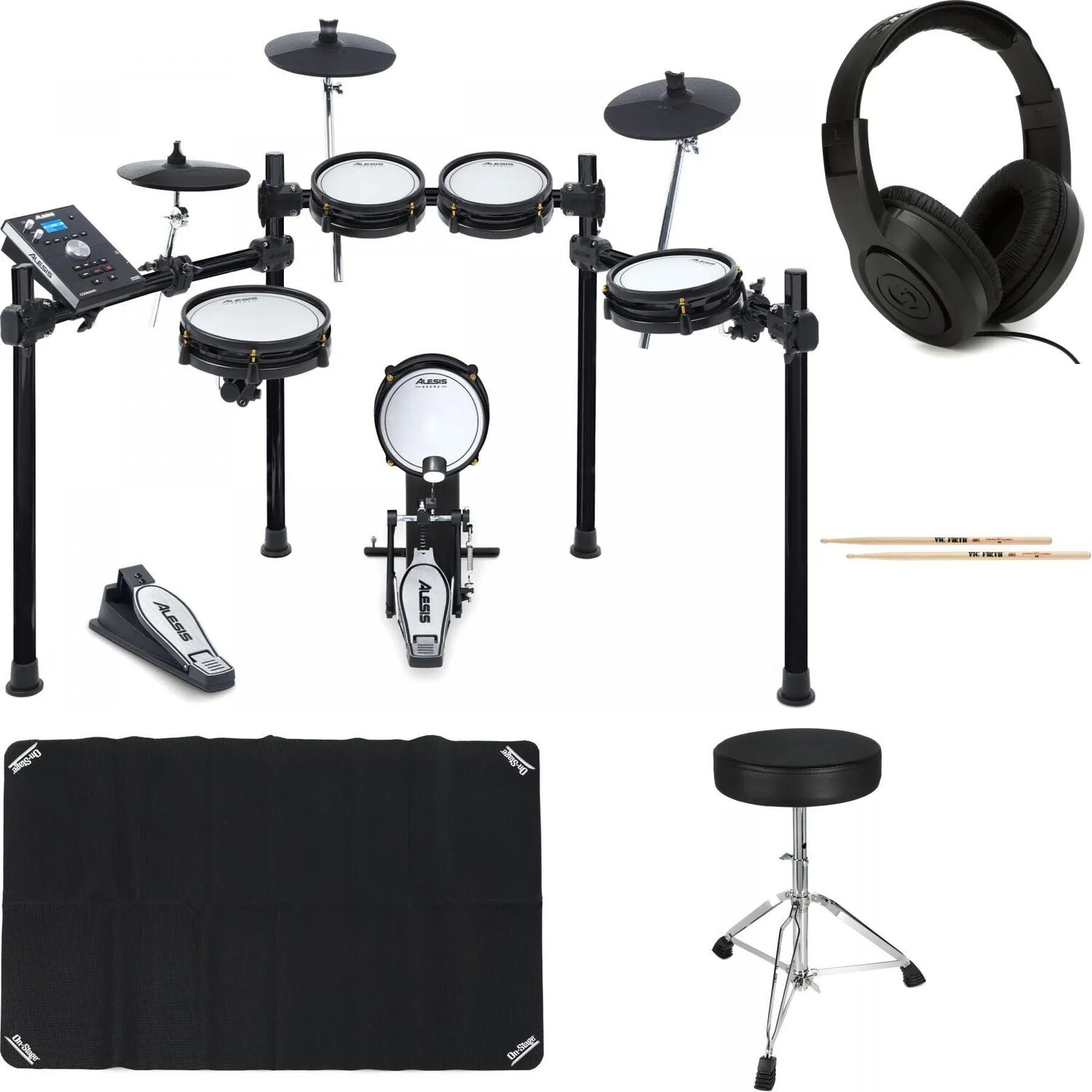 

Комплект Alesis Command Mesh Special Edition Essentials с ковриком для барабанов