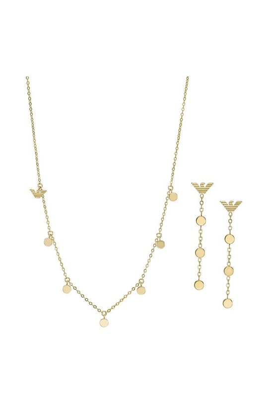 цена Ожерелье и серьги Emporio Armani, золото