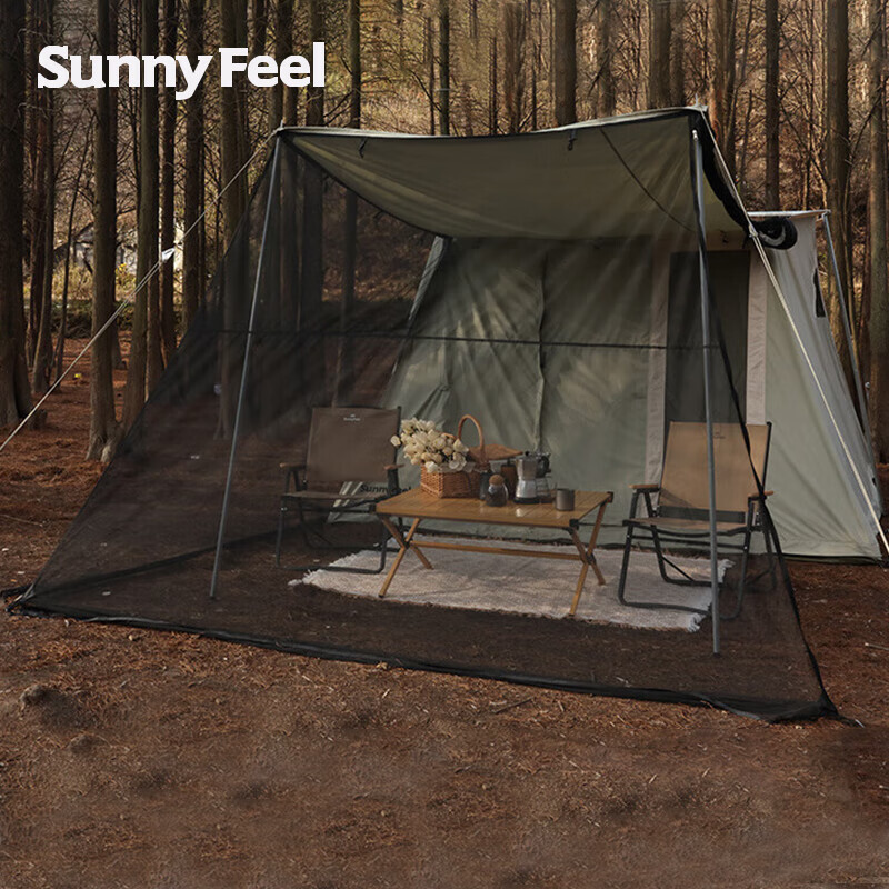 

Sunnyfeel горная палатка для кемпинга очень большая сетка от комаров и насекомых/весенняя палатка с удлиненной сеткой 240*300*210 см