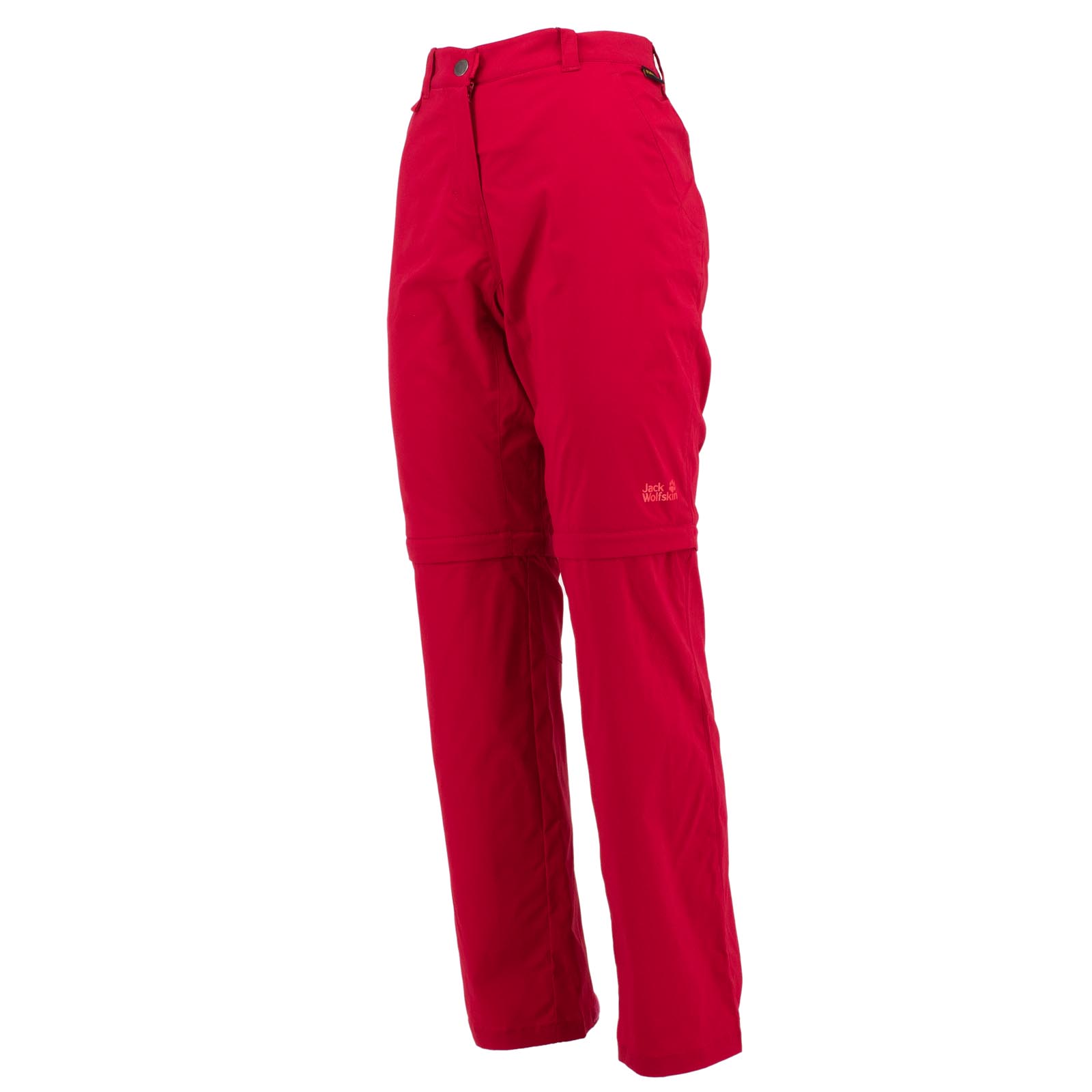 Спортивные брюки Jack Wolfskin Activate Light Zip Off, красный jack wolfskin activate pants спортивные брюки