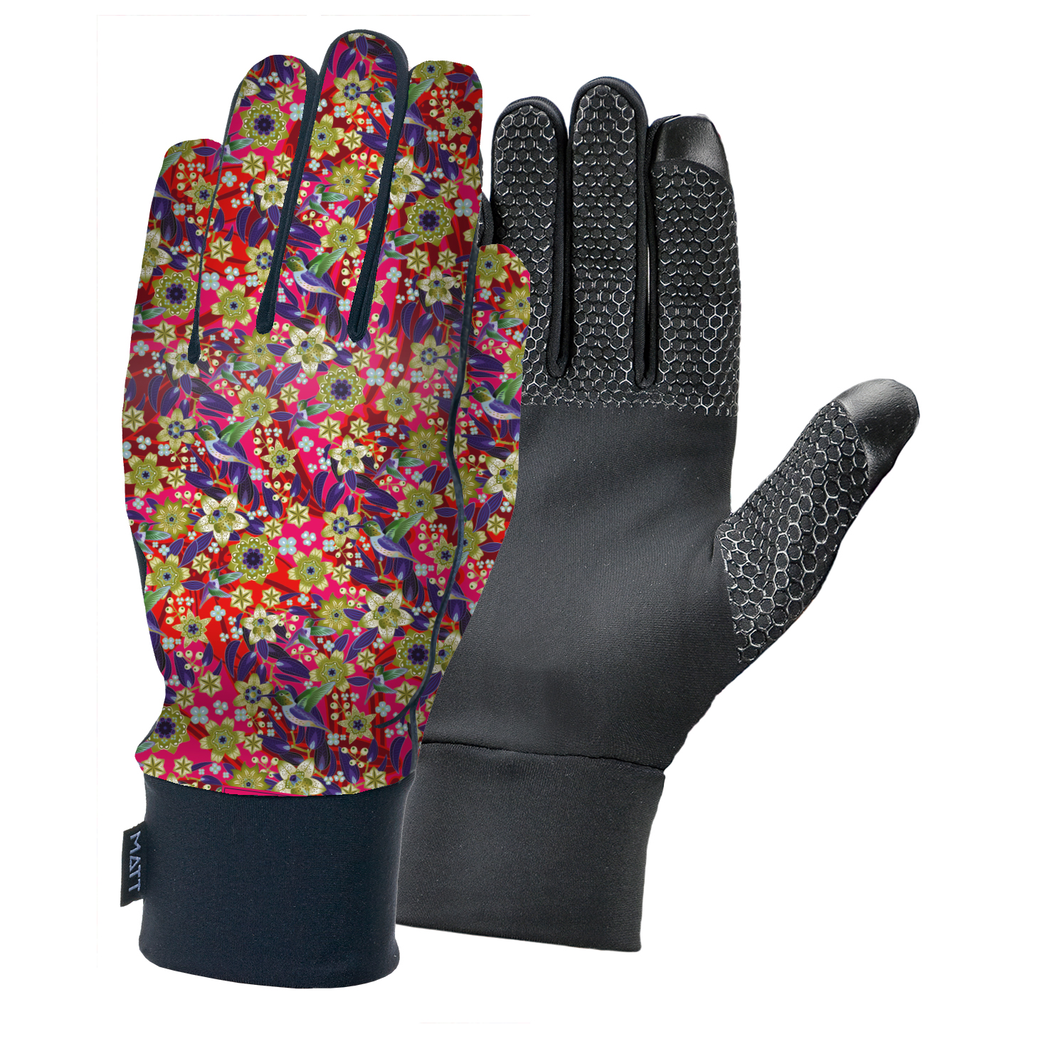Перчатки Matt Women's Catalina Estrada Inner Touch Screen Glove, цвет Colibri Tropical