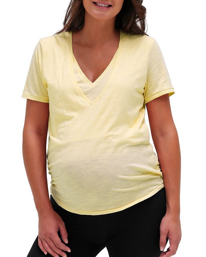 

Футболка для кормления с V-образным вырезом Bun Maternity