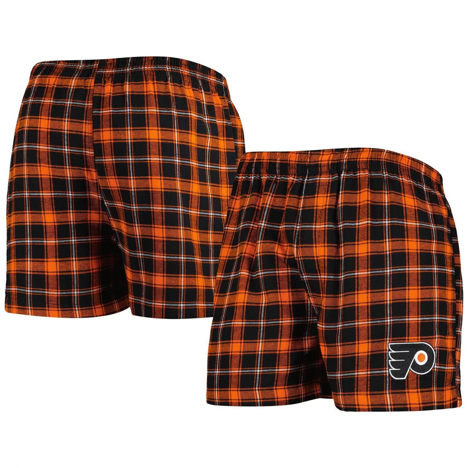 

Мужские фланелевые боксеры Concepts Sport черно-оранжевого цвета Philadelphia Flyers Ledger