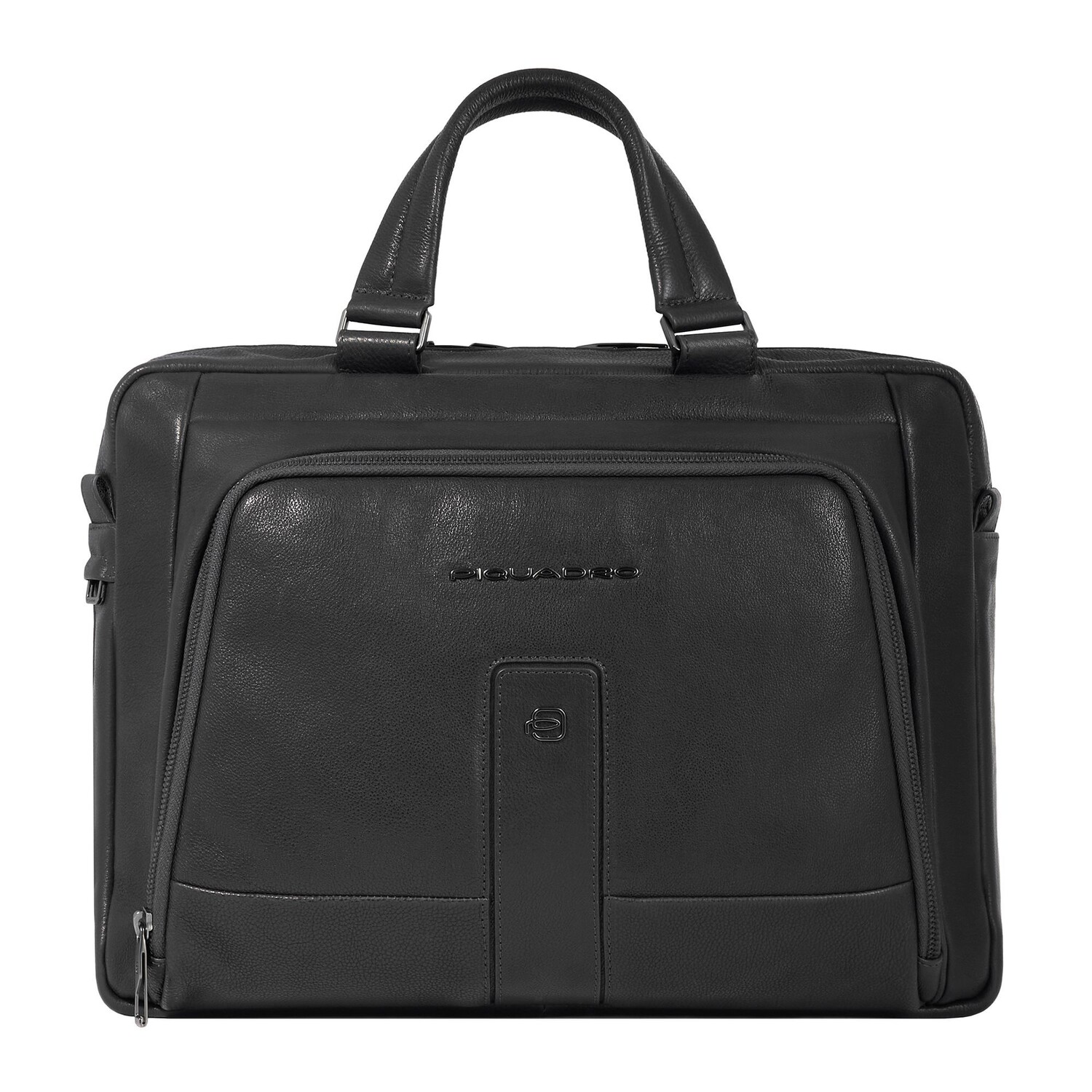 

Сумка для ноутбука Piquadro Carl RFID Schutz Leder 37 cm Laptopfach, черный