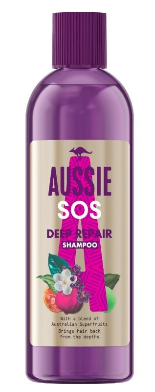 Aussie SOS Deep Repair шампунь, 290 ml шампунь repair miracle champu aussie 300 ml