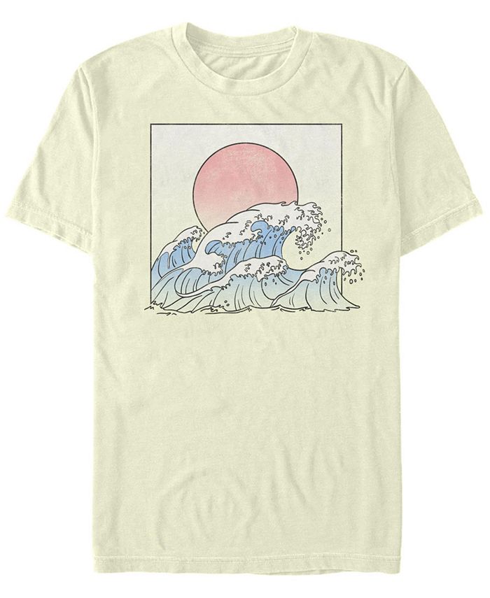 Мужская футболка с короткими рукавами Beach Waves Fifth Sun, белый мужская футболка с короткими рукавами в костюме фреда скуби ду с большим лицом fifth sun белый