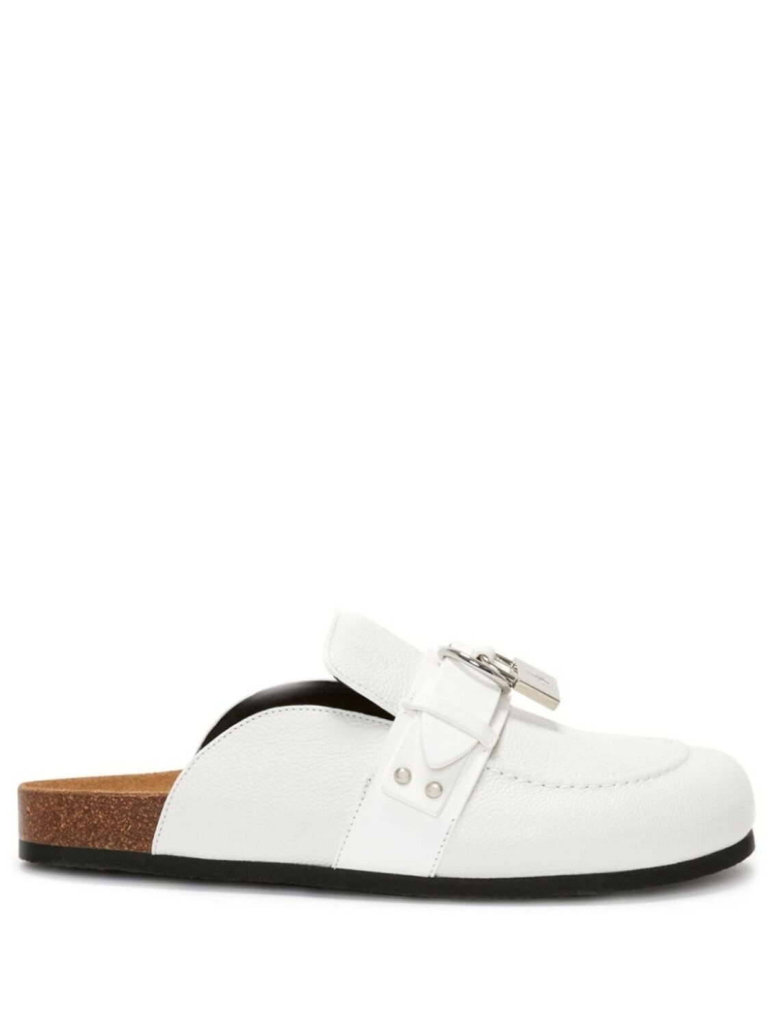 

JW Anderson мюли с декоративным замком, белый