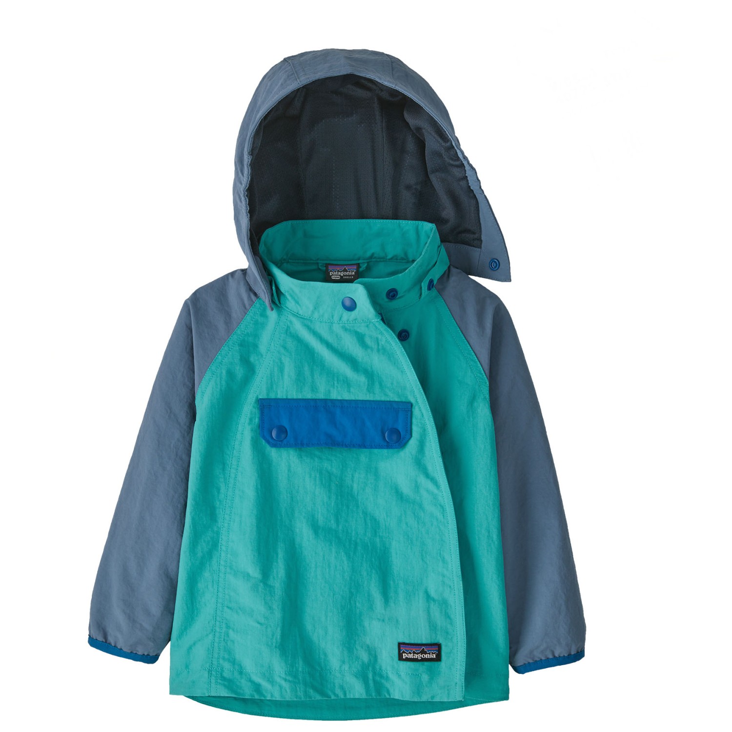 Повседневная куртка Patagonia Kid's Isthmus Anorak, цвет Subtidal Blue дождевик k s isthmus anorak unisex patagonia цвет subtidal blue