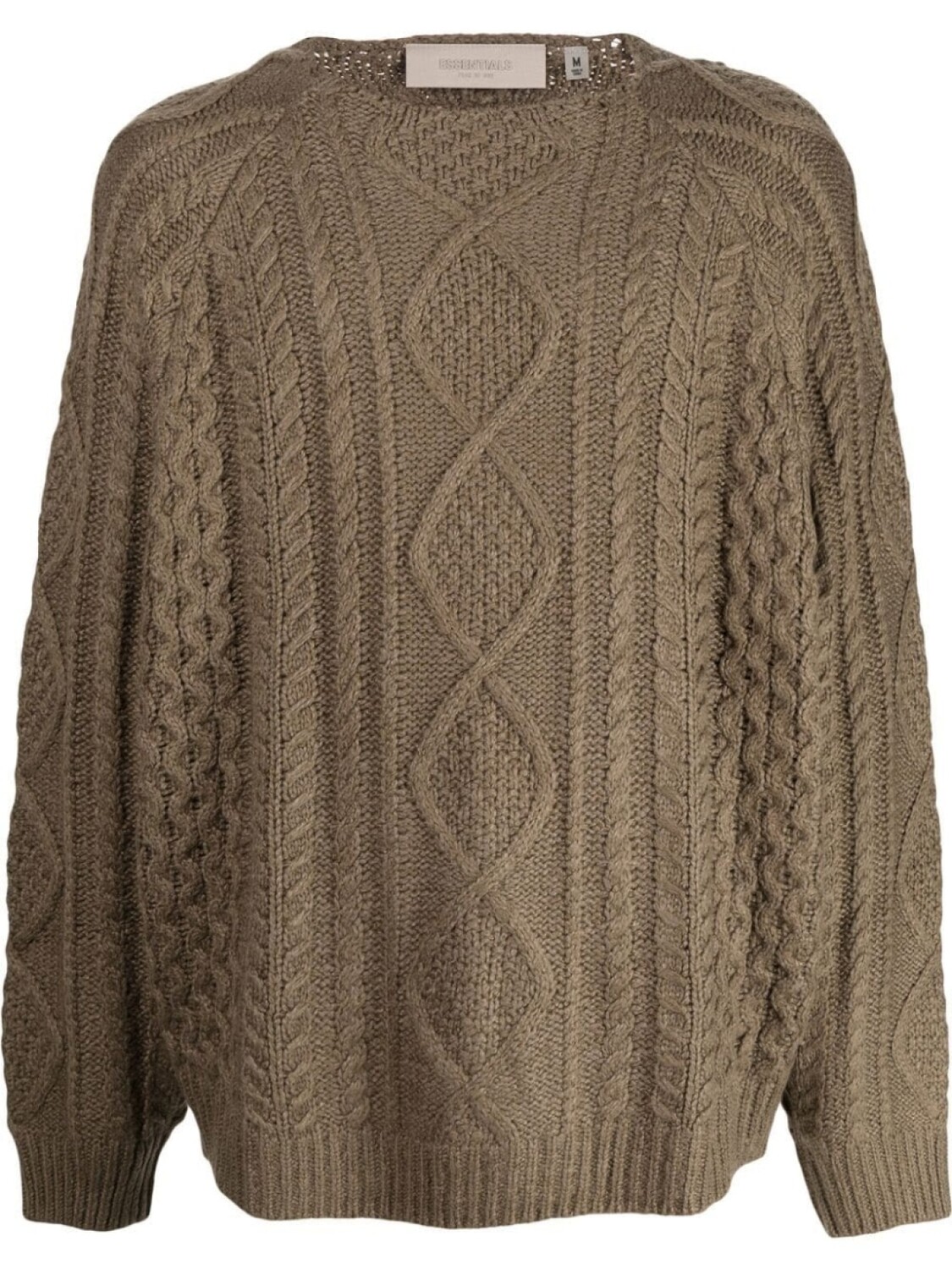 

FEAR OF GOD ESSENTIALS джемпер фактурной вязки, зеленый