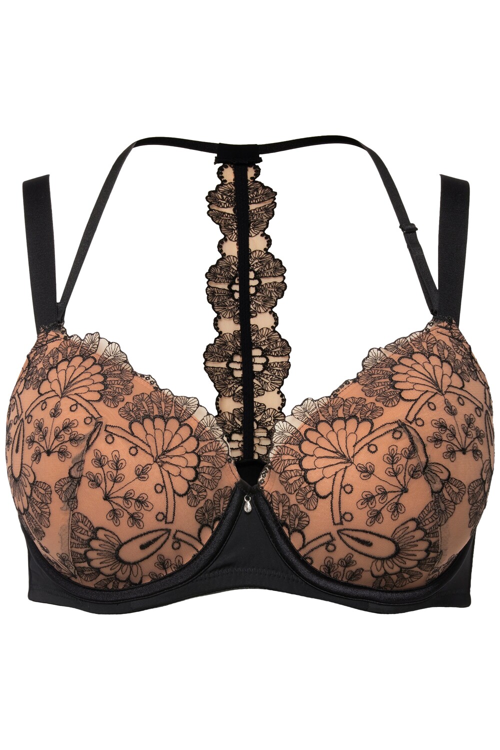 

Бюстгальтер с косточками Ulla Popken BH, черный