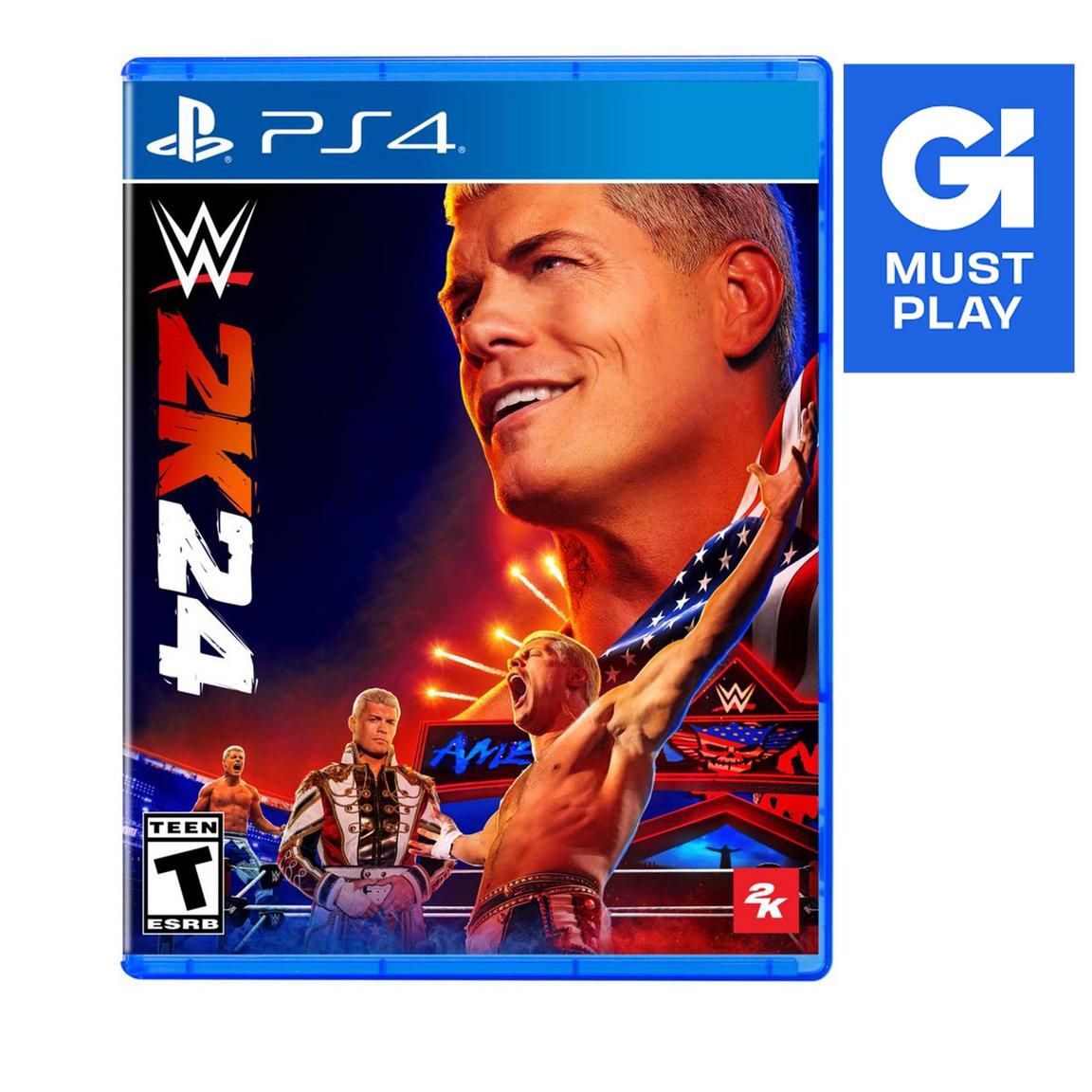 Видеоигра WWE 2K24 - PlayStation 4 комплект столов журнальных тет а тет 860 × 750 × 450 мм цвет серый бетон