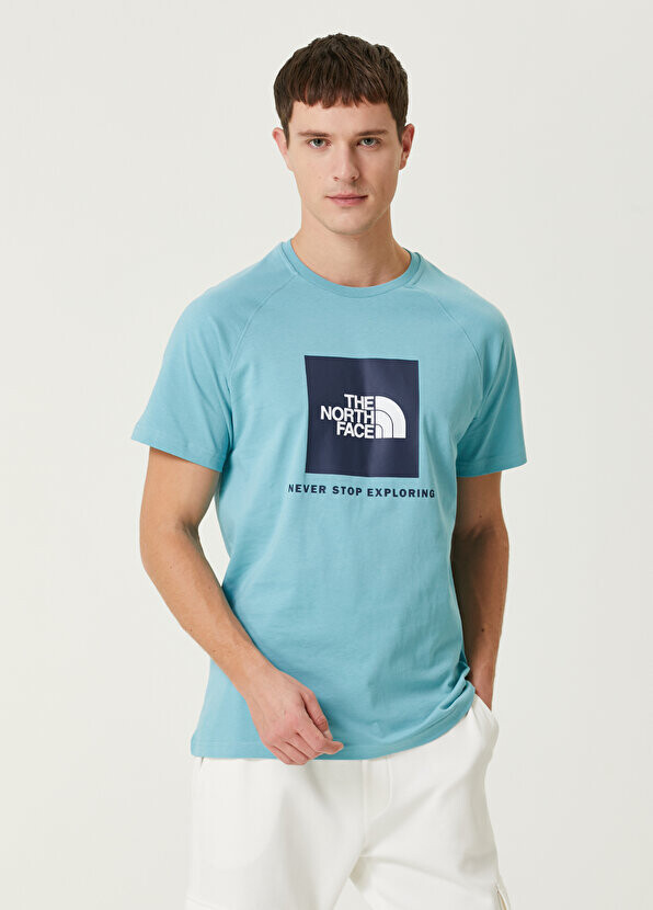 

Синяя футболка с логотипом The North Face, Синий