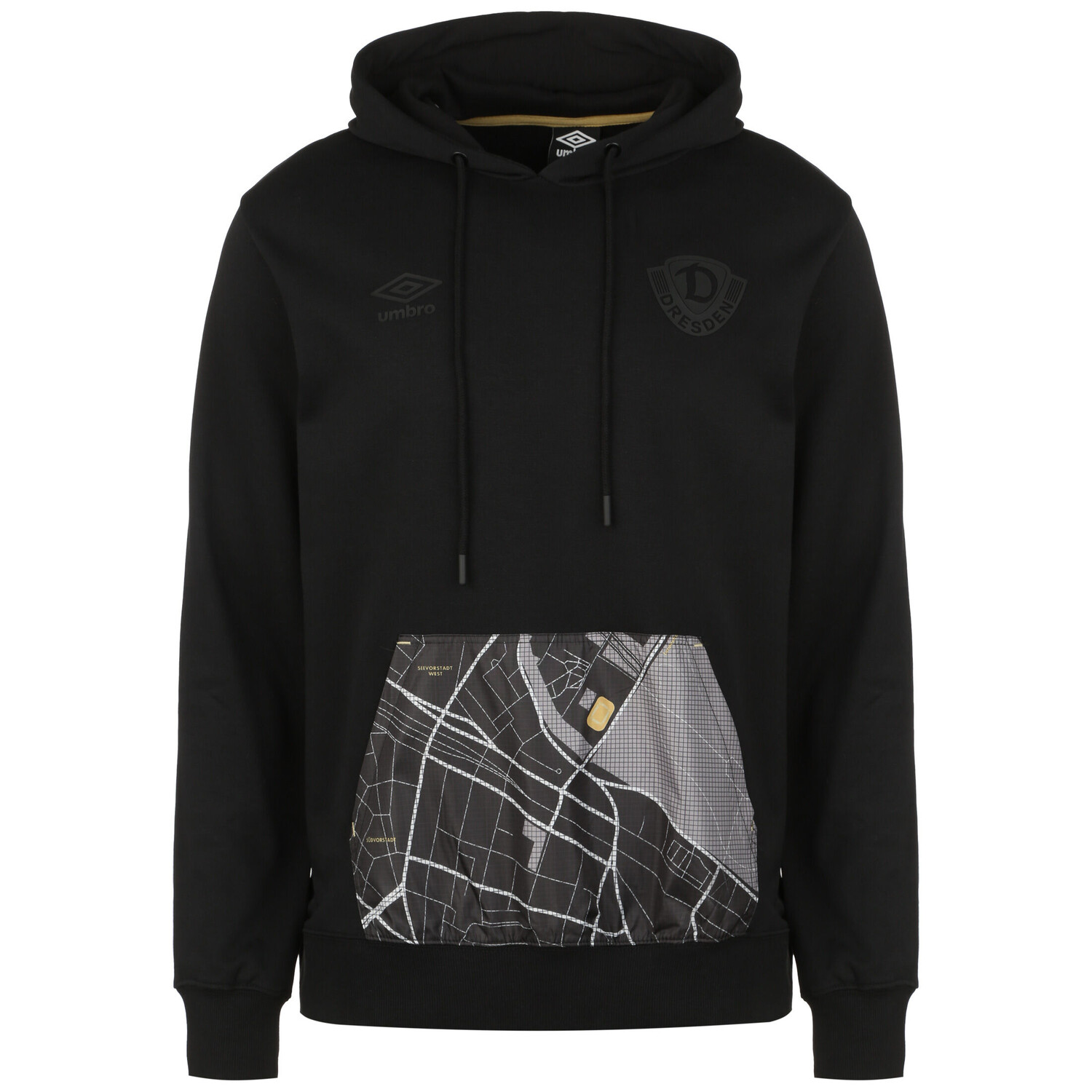 

Толстовка Umbro Hoodie Dynamo Dresden Navigation, черный