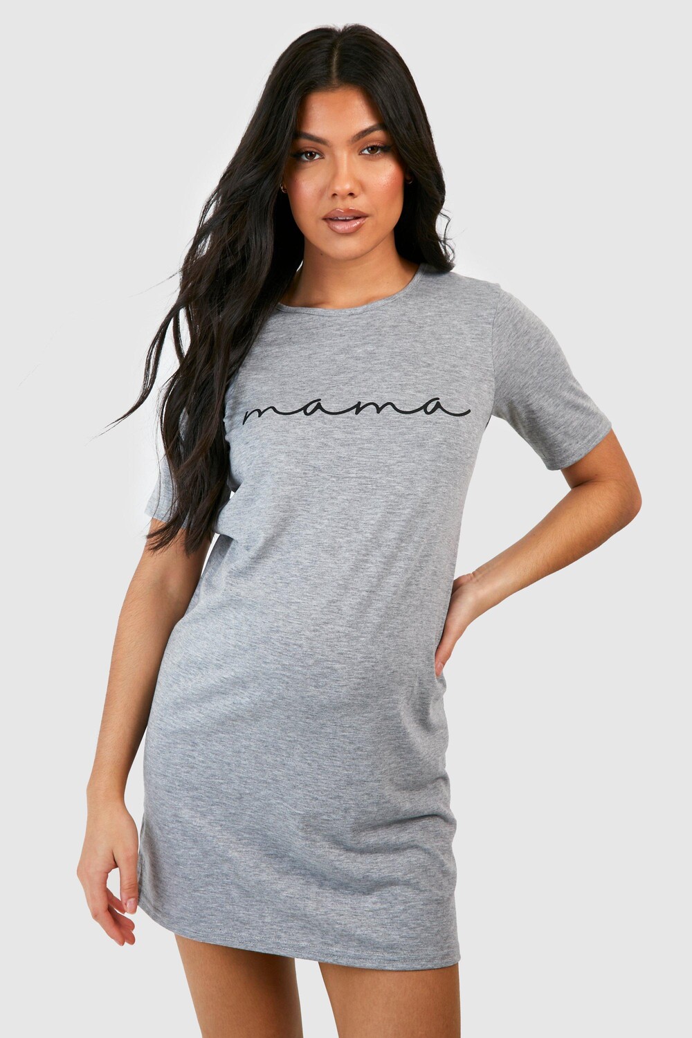 

Ночная рубашка для матери мама Boohoo, серый