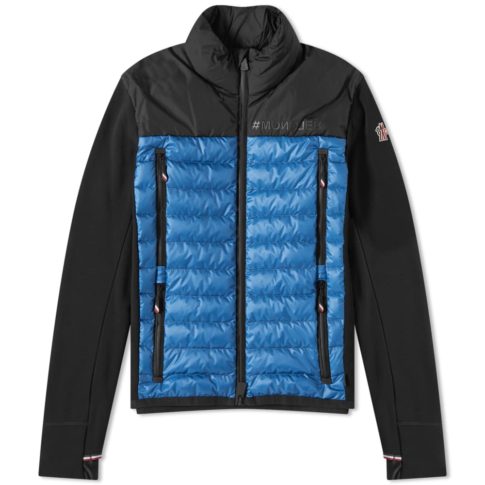 Moncler Grenoble Утепленный трикотаж, черный/темно-синий куртка moncler superlight nylon padded темно синий