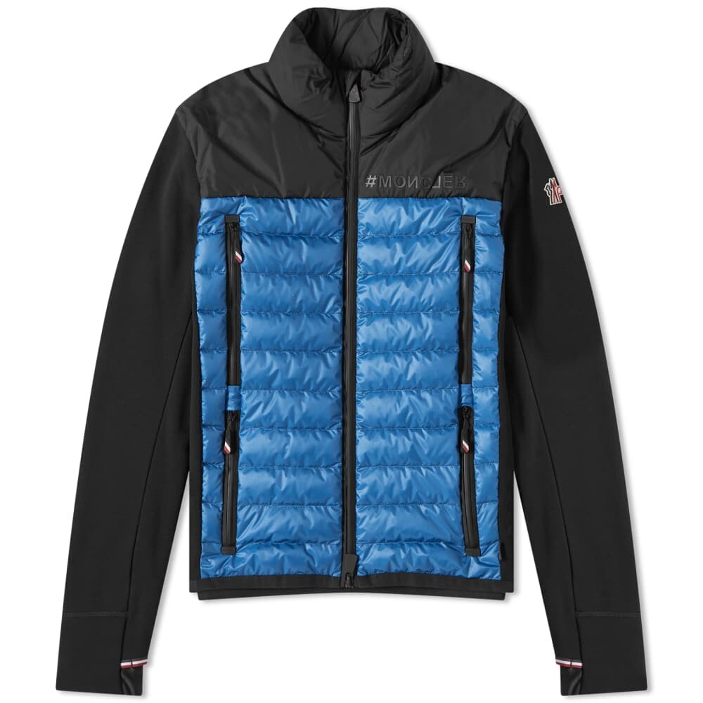 Moncler Grenoble Утепленный трикотаж, черный/темно-синий moncler grenoble утепленный трикотаж черный темно синий