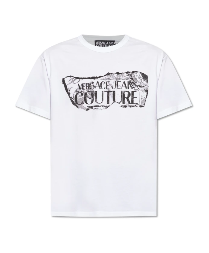 

Футболка с принтом Versace Jeans Couture, белый