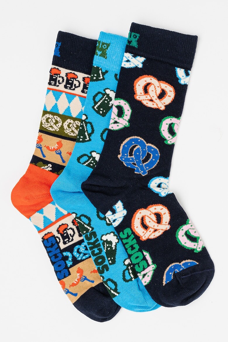 

Длинные носки с рисунком - 3 пары Happy Socks, мультиколор