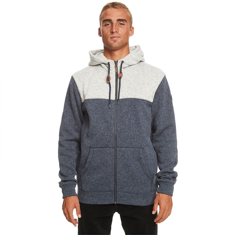 Толстовка Quiksilver Keller Zip Full Zip, серый