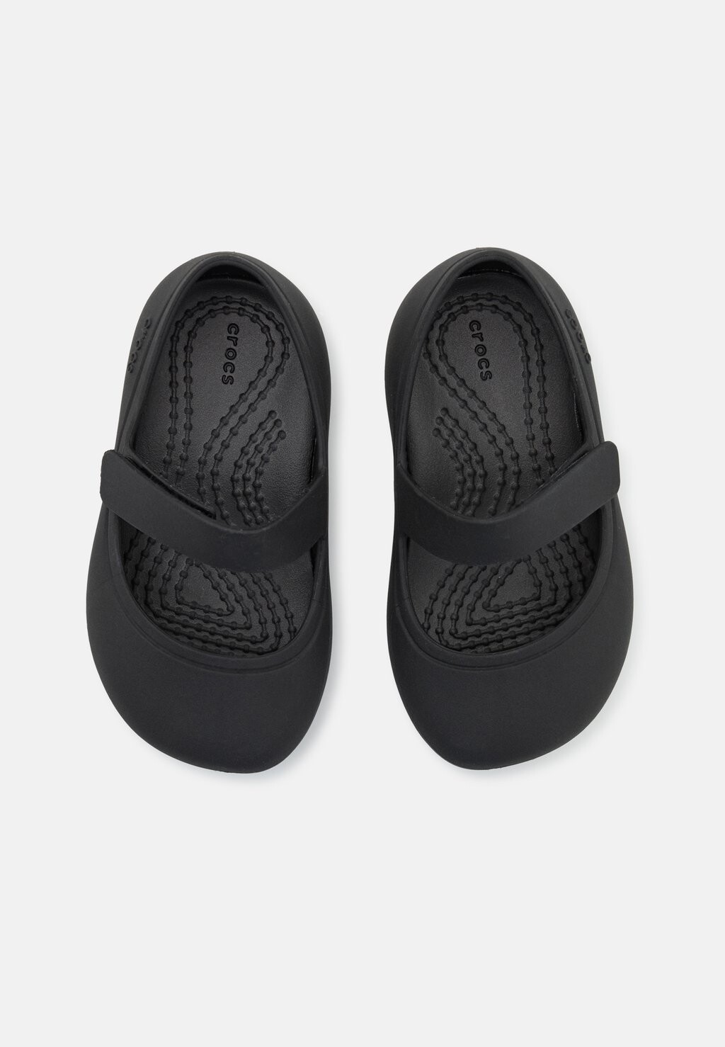 

Балетки с ремешком на щиколотке Brooklyn Mary Jane Flat Crocs, черный