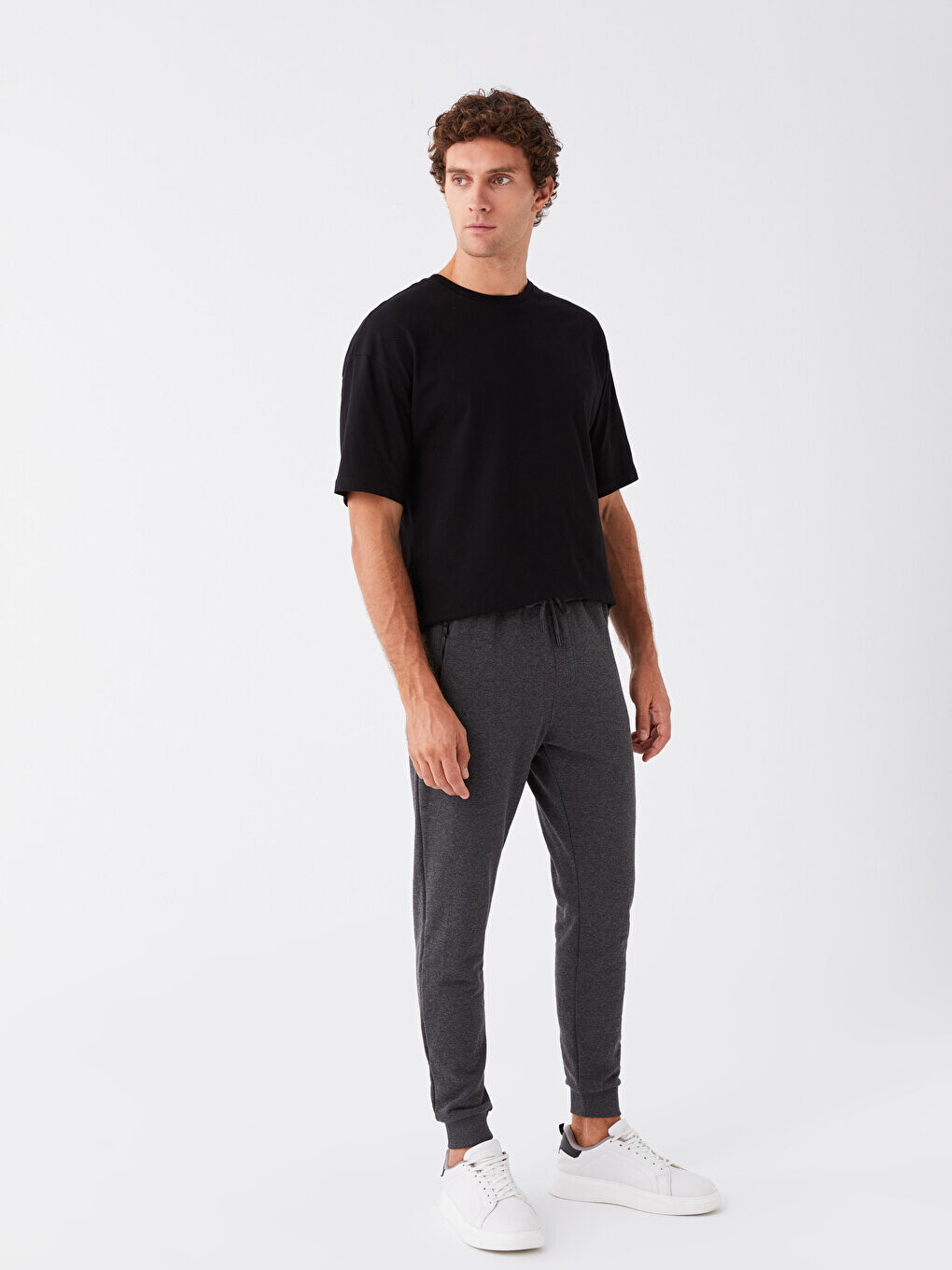 

Мужские спортивные штаны Slim Fit для джоггеров LCW Casual, антрацит меланж