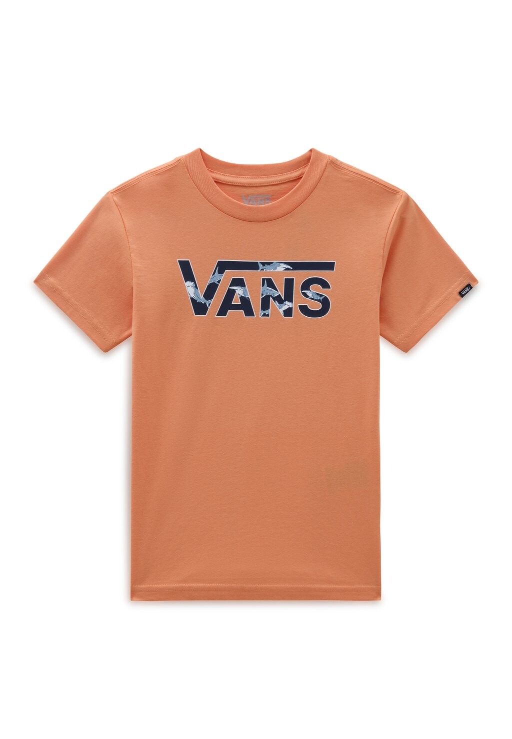 

Футболка с принтом Classic Logo Fill Vans, цвет copper tan