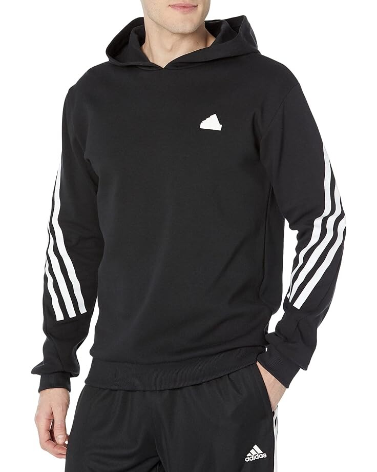 

Худи adidas Future Icon 3-Stripes, черный/белый