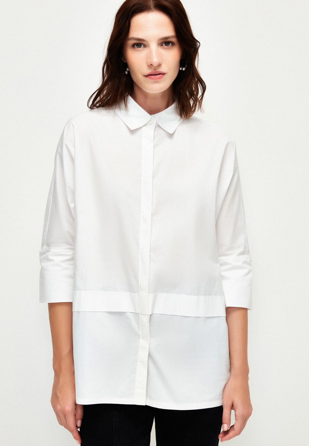 

Рубашка 3/4 Sleeve adL, белый