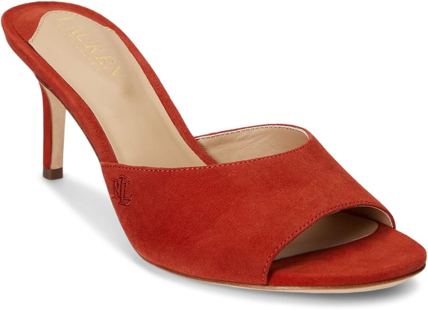 

Босоножки Lyanna Suede Sandal LAUREN Ralph Lauren, цвет Red Sunstone