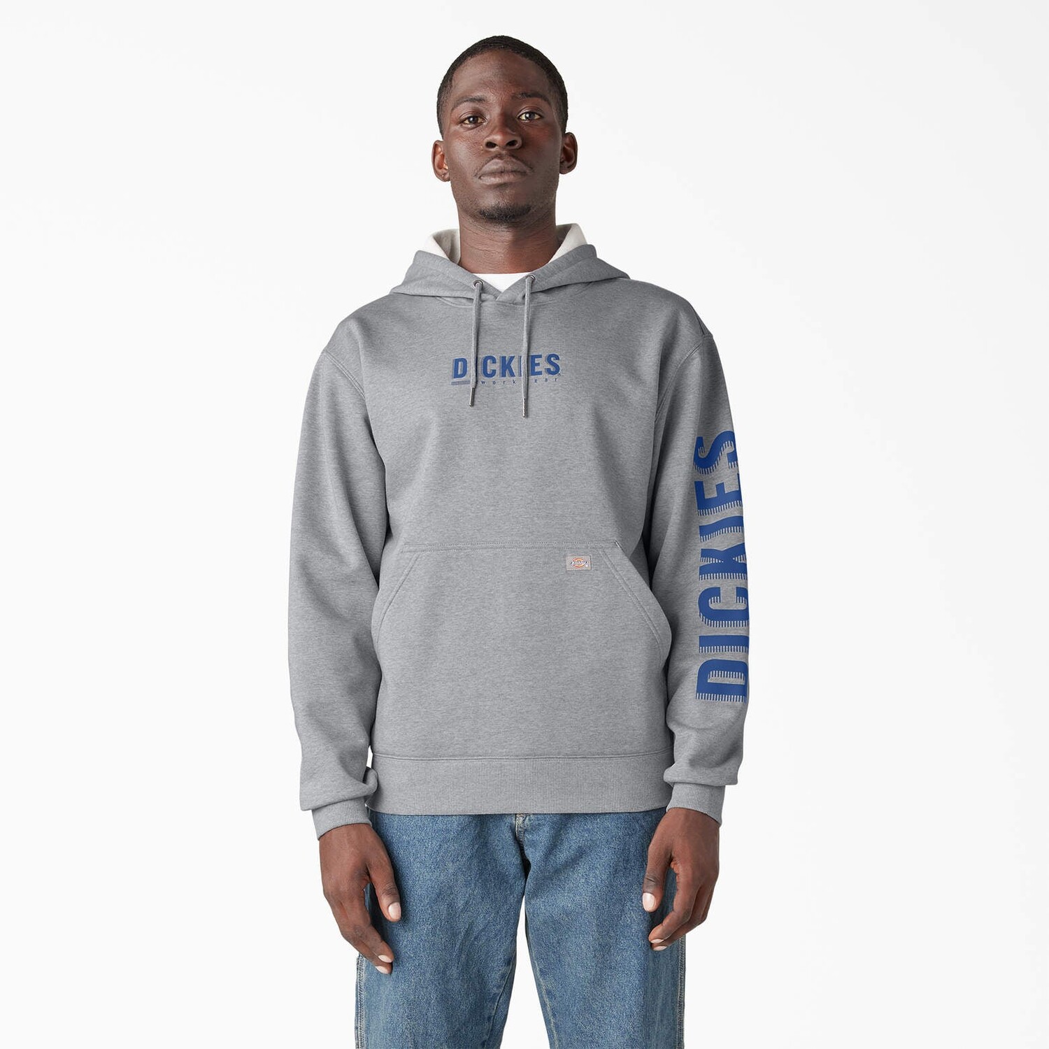 

Водоотталкивающая толстовка с рисунком для спецодежды Dickies, цвет Heather Gray (Hg)