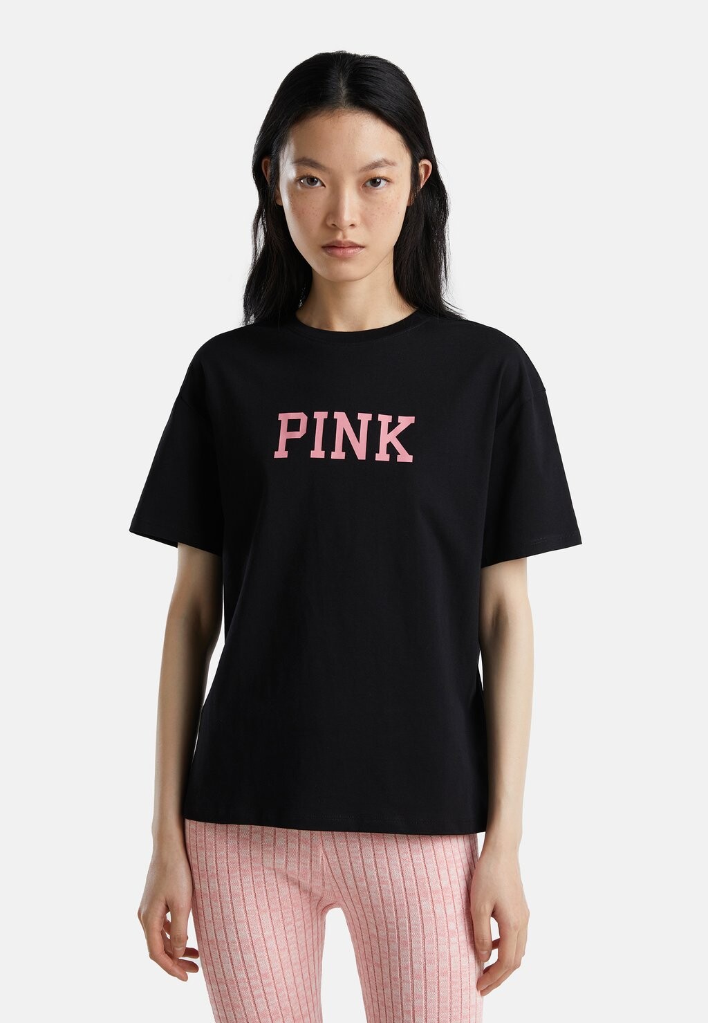 

Футболка с принтом United Colors of Benetton, черный