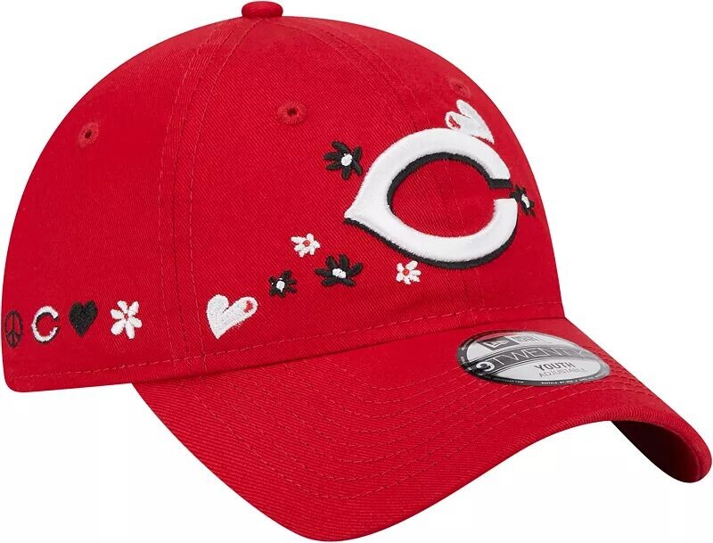 

Регулируемая шапка New Era для девочек Cincinnati Reds Red 9Twenty