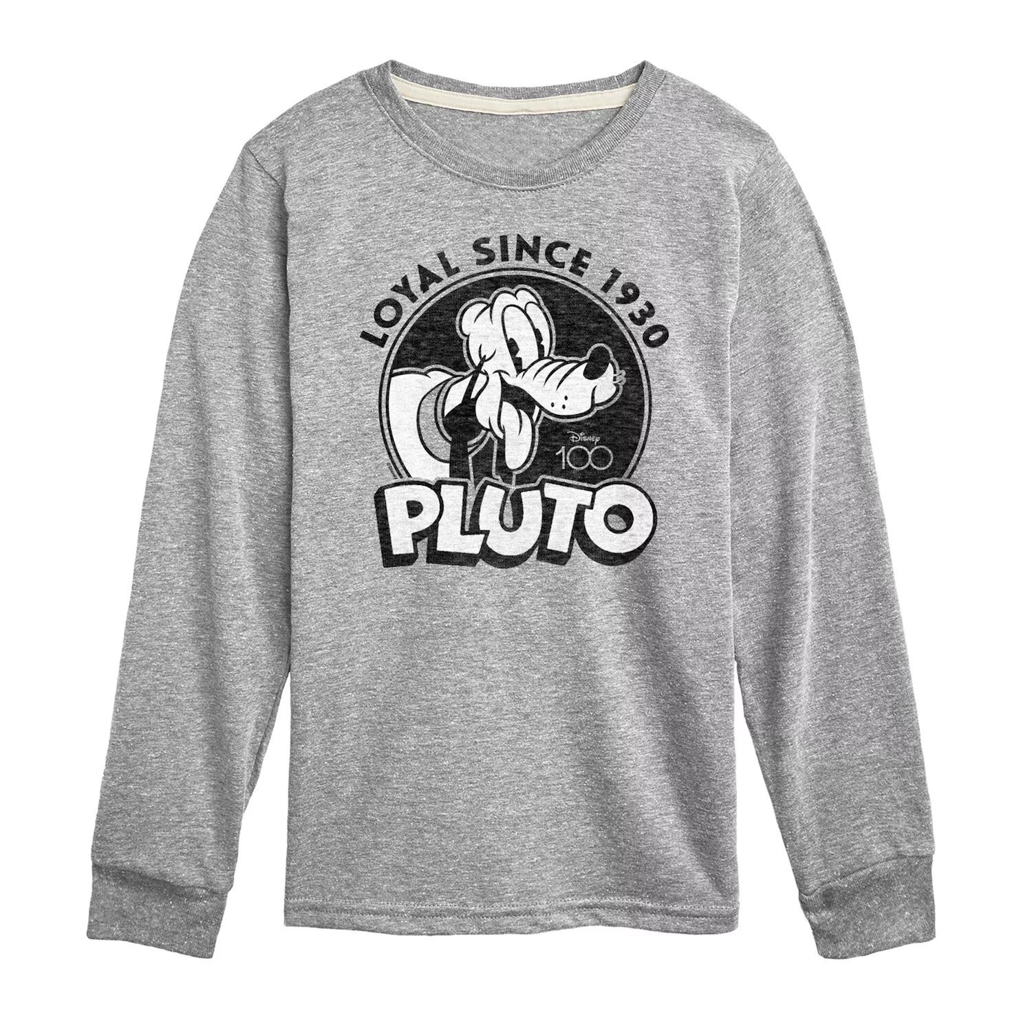 

Футболка с длинными рукавами Disney 100 для мальчиков 8–20 Pluto Loyal Licensed Character