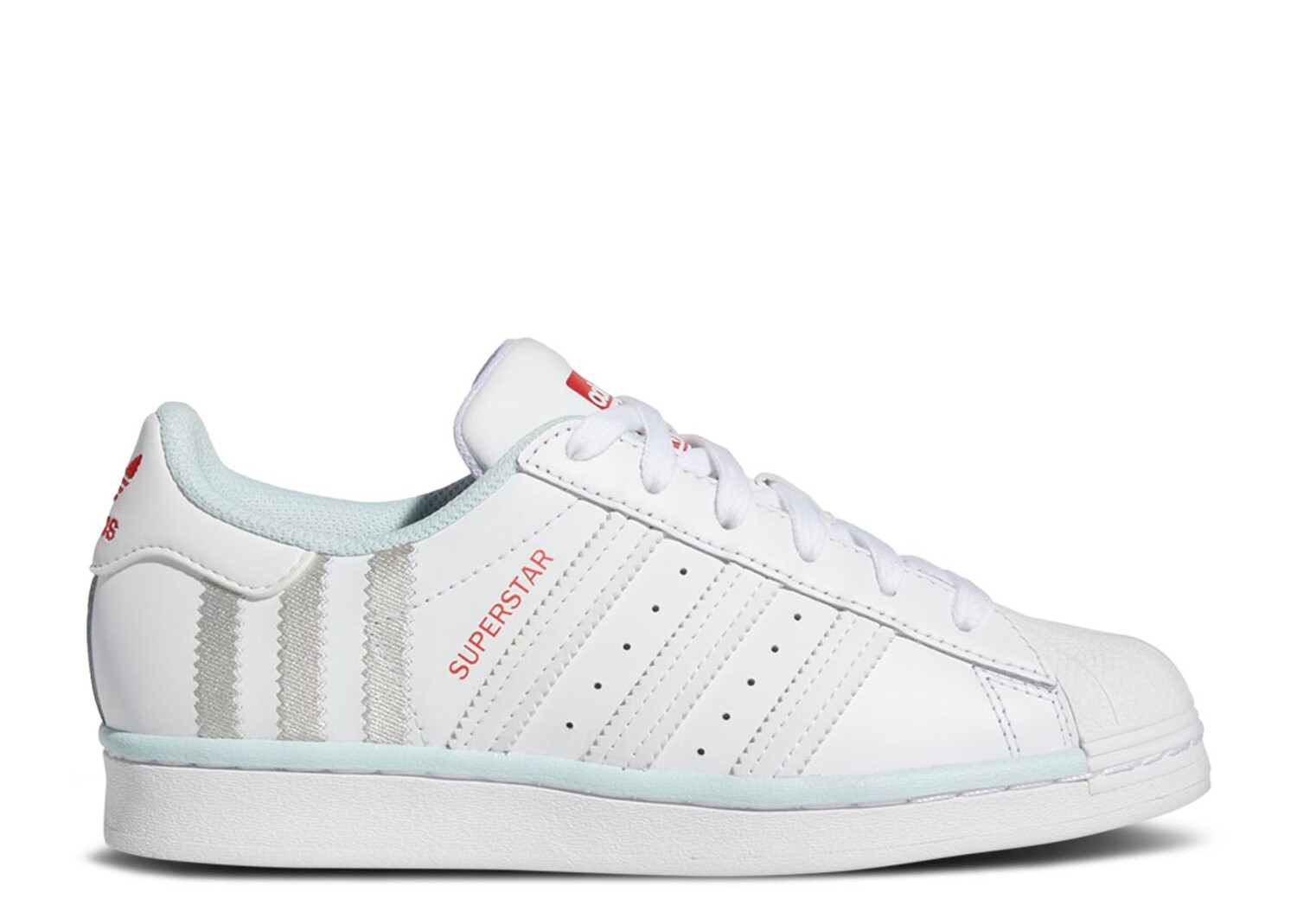 

Кроссовки adidas Superstar J 'White Almost Blue', белый