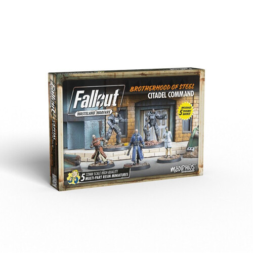 

Фигурки Fallout: Wasteland Warfare – Brotherhood Of Steel – Citadel Command