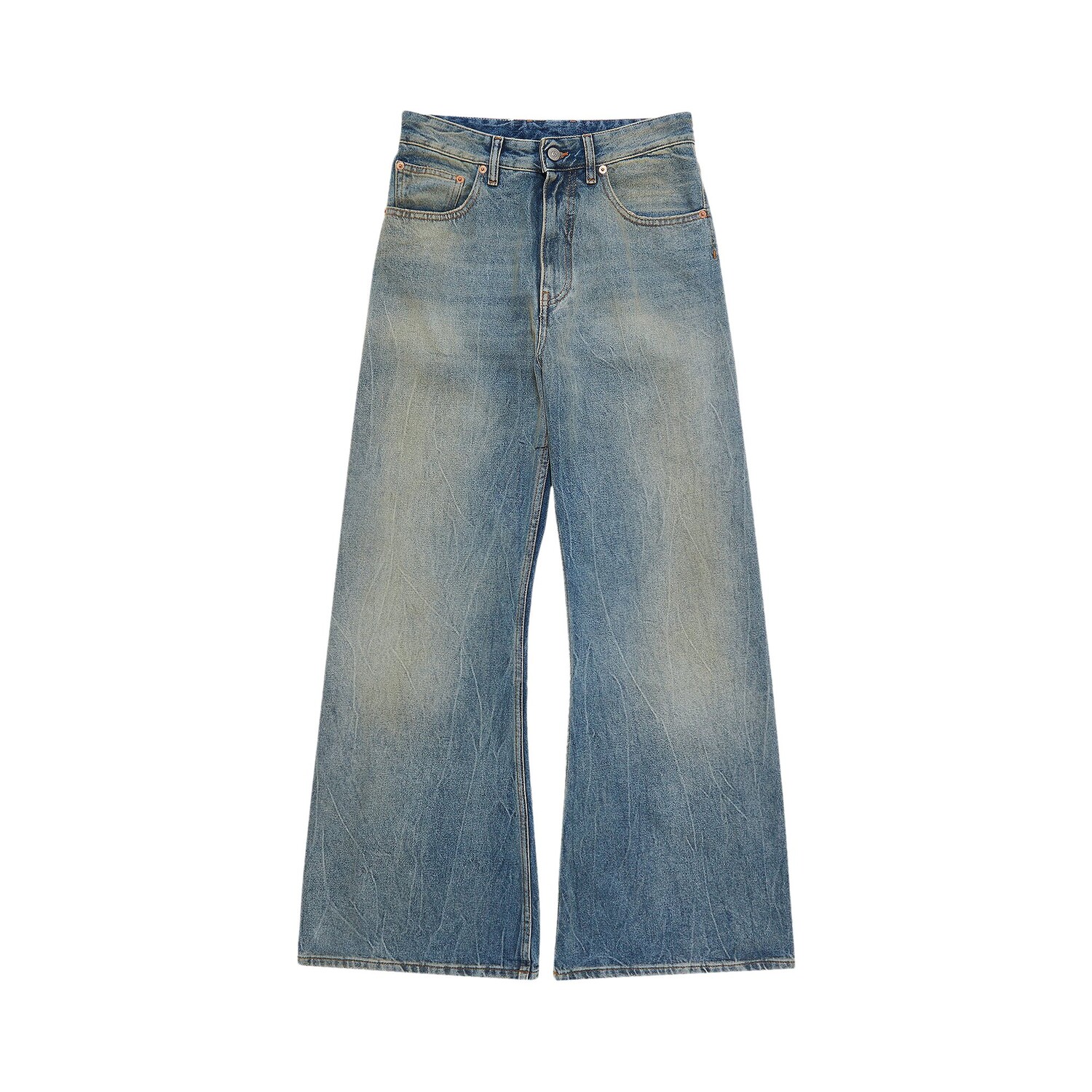 

Брюки с 5 карманами MM6 Maison Margiela, цвет Голубой песок, Синий