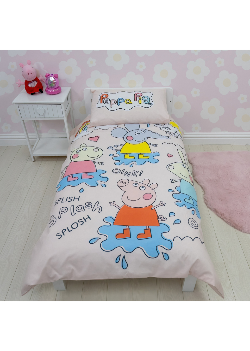 цена Комплект пуховых одеял для детей с игривыми панелями Peppa Pig
