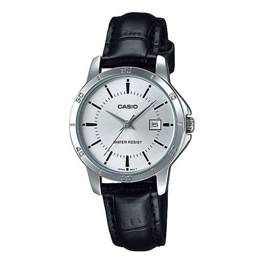 

Часы CASIO Quartz Waterproof Silver Dial Silver Analog, цвет silver