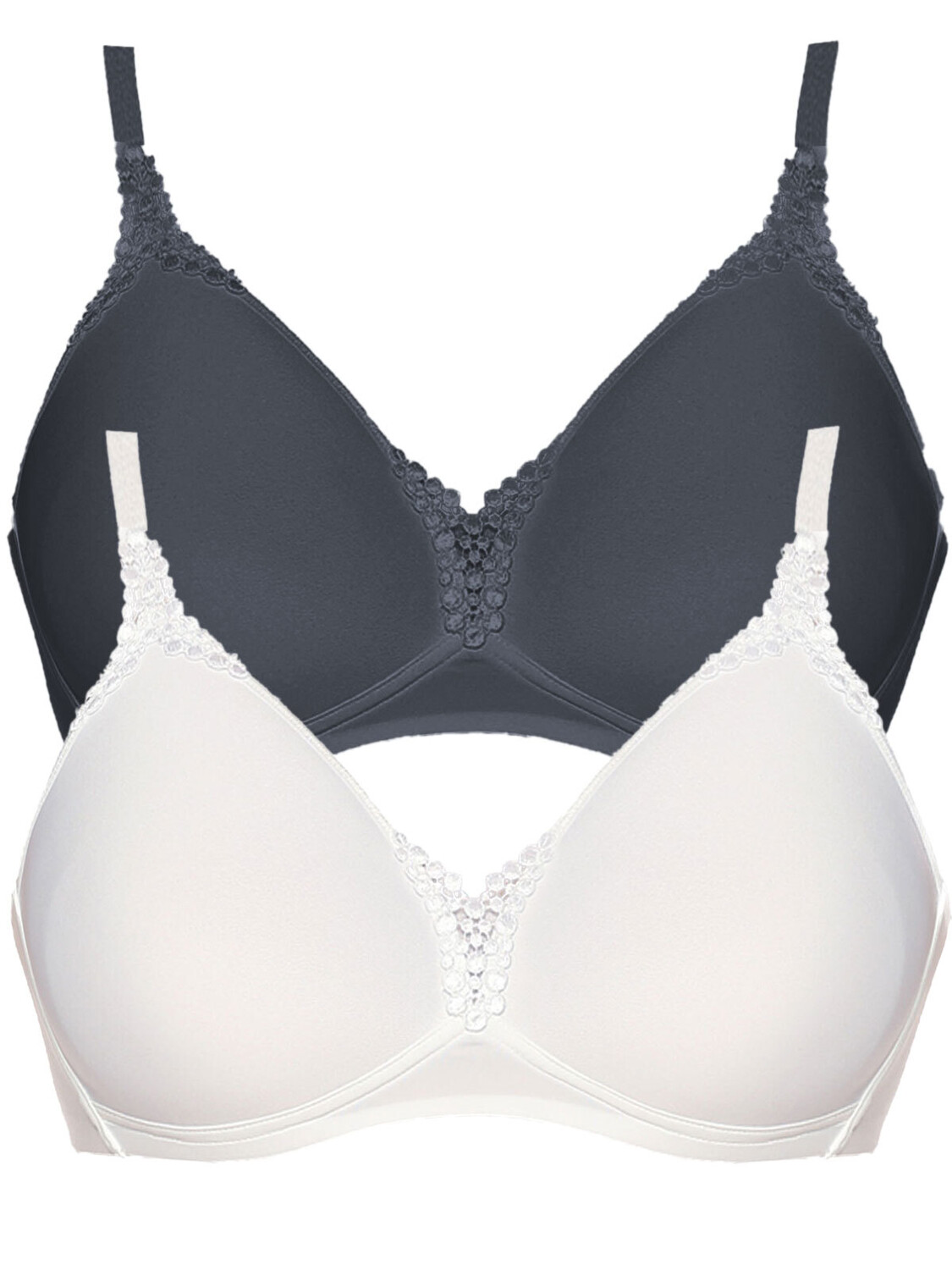 

Бюстгальтер без косточек Viania 2er Pack Spacer BH Carola, цвет volcano weiss