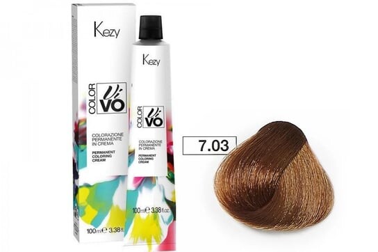 

Краска для волос Kezy Color Vivo 100 мл 7.03 натуральный золотистый блондин
