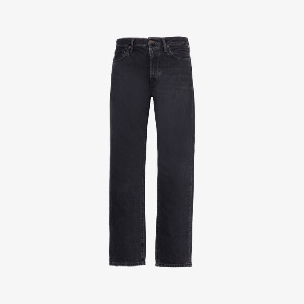 

1996 г. джинсы прямого покроя со средней посадкой Acne Studios, черный