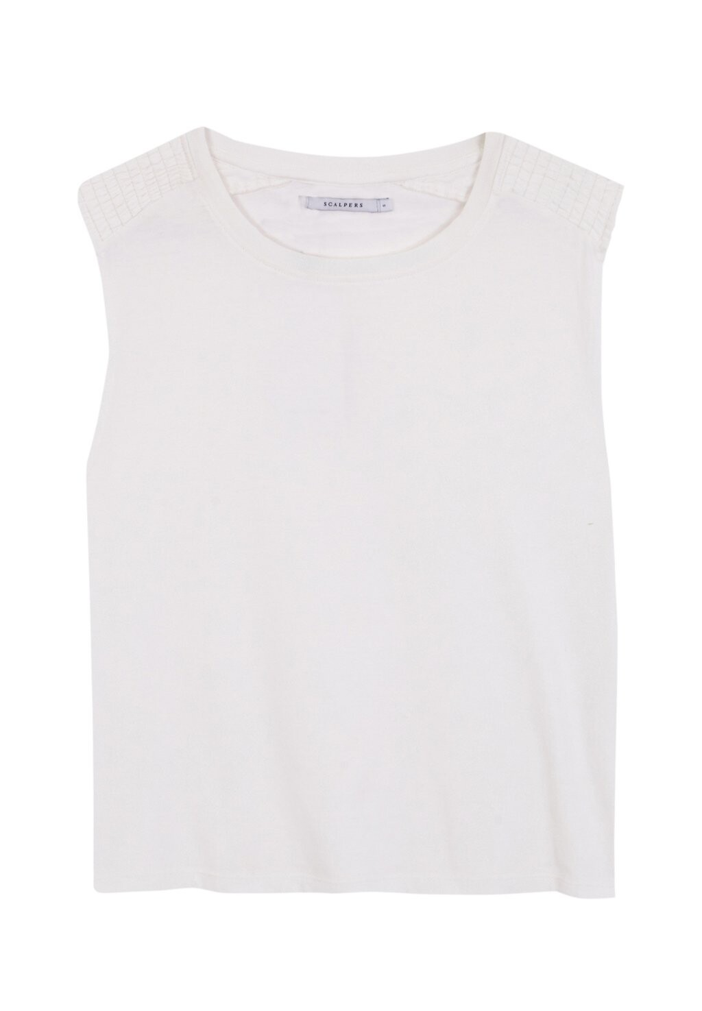 

Топ Shoulder Smock Tee Scalpers, белый