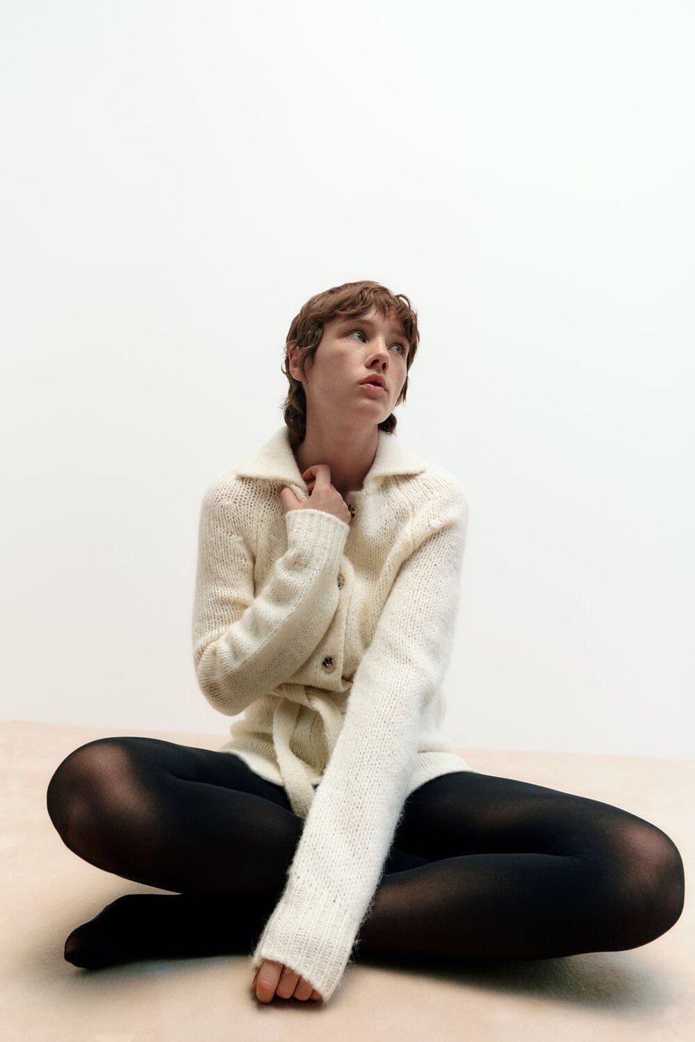 

Базовые колготки плотностью 90 ден ZARA, черный