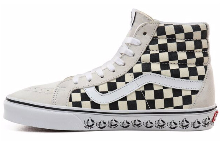 

Туфли для скейтбординга унисекс Vans SK8 HI Белый/Черный