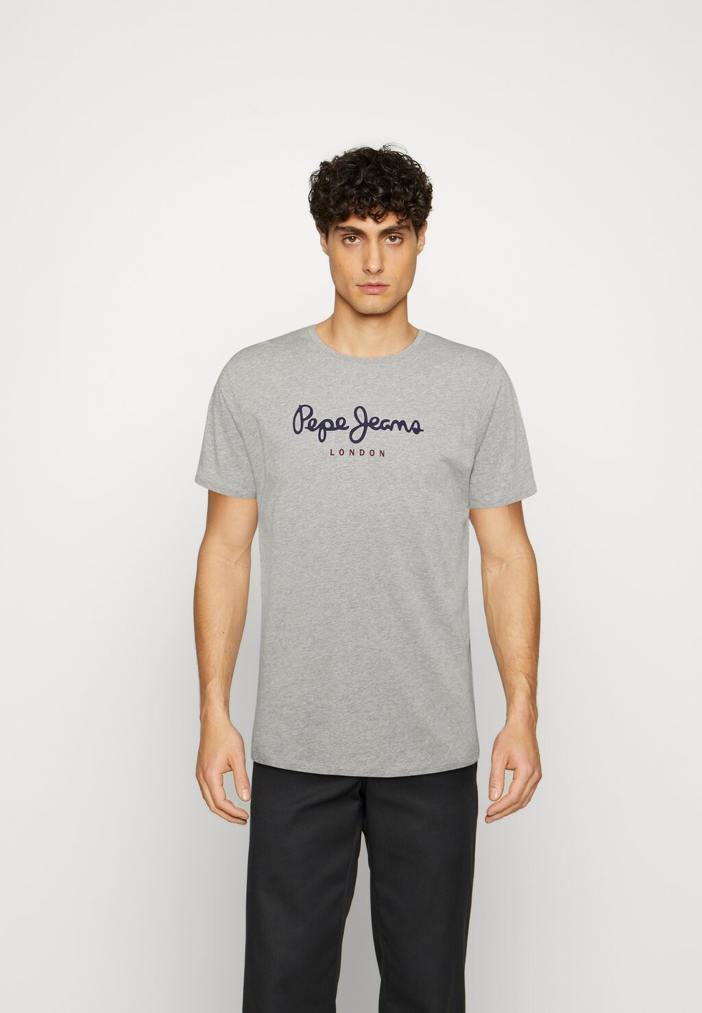 

Футболка с принтом Pepe Jeans, серый