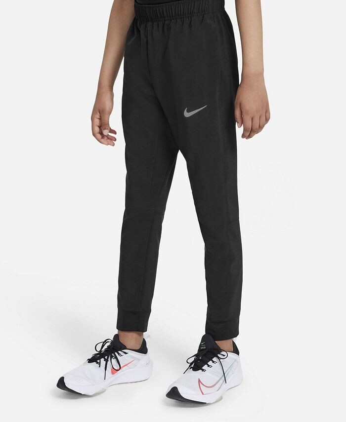 

Тканые тренировочные брюки для мальчиков Dri-FIT Nike, черный